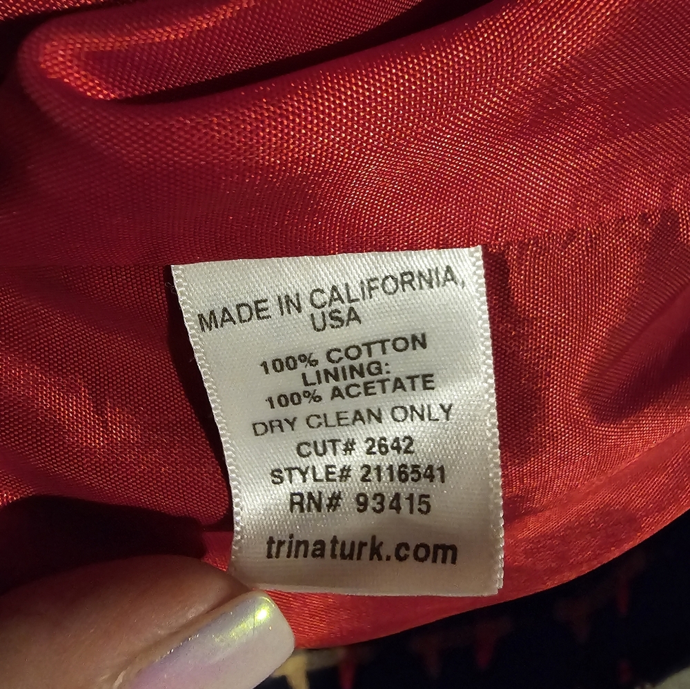 NWT Trina Turk blazer/jacket SIZE 12 - Picture 4 of 7